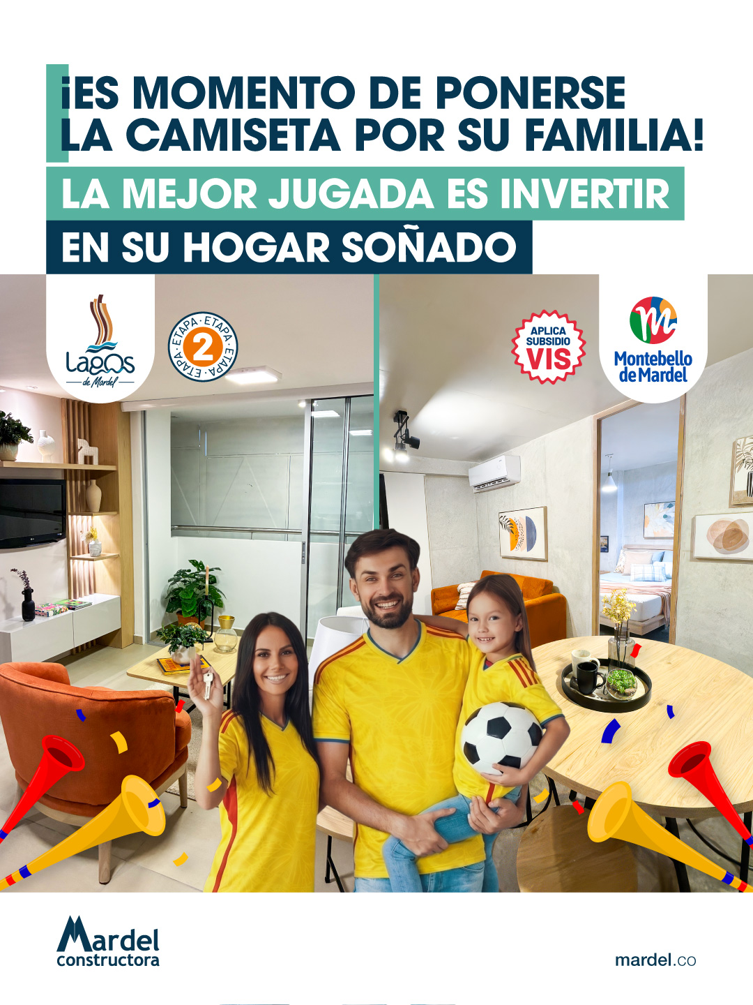es momento de ponerse la camiseta por su familia, la mejor jugada es invertir en su hogar soñado, lagos de mardel, montebello de mardel vis